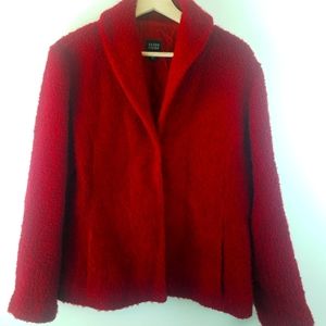 Eileen Fisher Ree Bouclé Wool Jacket M